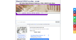 Desktop Screenshot of micr.bankifsccode.com